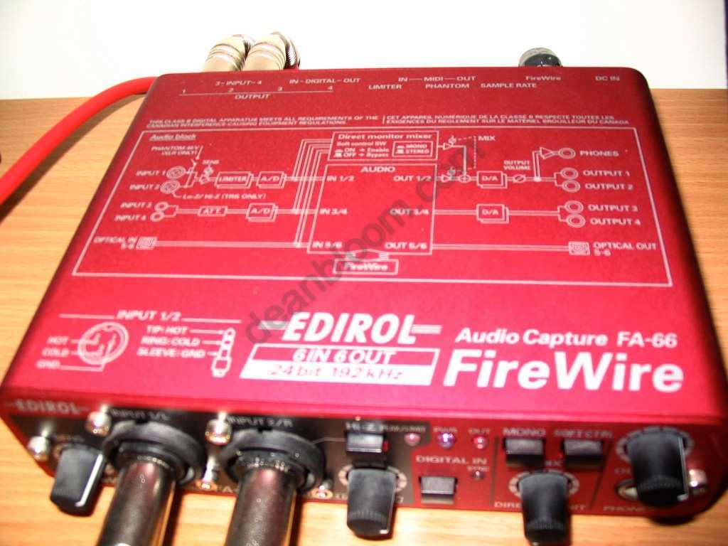 Edirol FA-66 Audio Capture Firewire 02